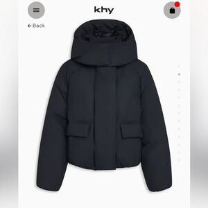 KHY Women's Dark Navy Puffer Jacket